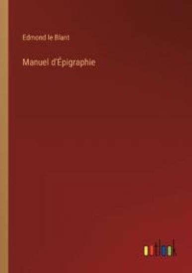 Manuel d'Épigraphie