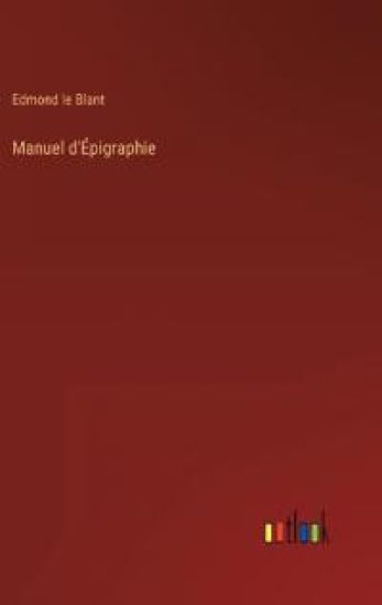 Manuel d'Épigraphie