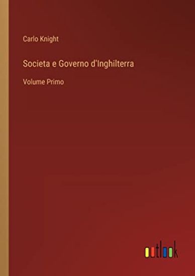 Societa e Governo d'Inghilterra