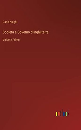 Societa e Governo d'Inghilterra