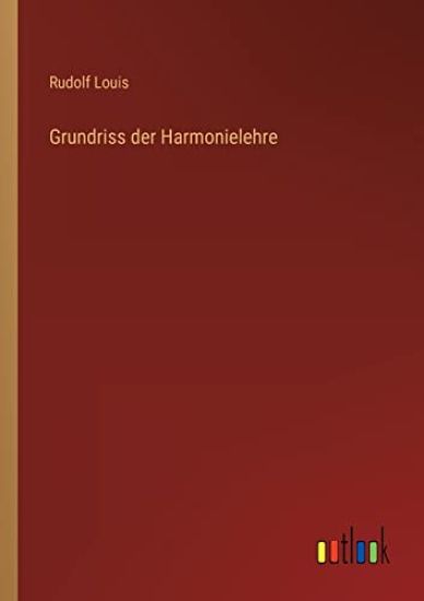 Grundriss der Harmonielehre