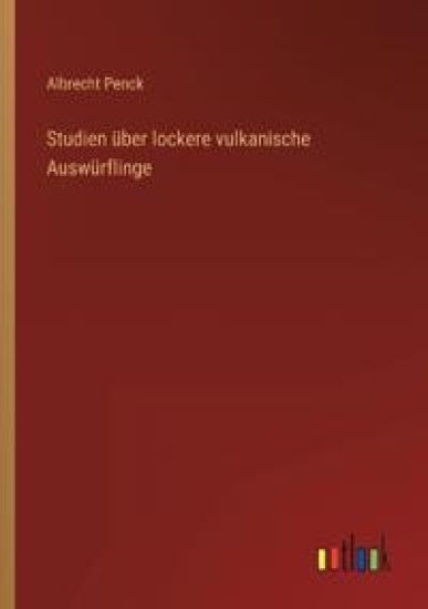 Studien über lockere vulkanische Auswürflinge