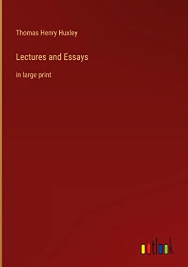 Lectures and Essays