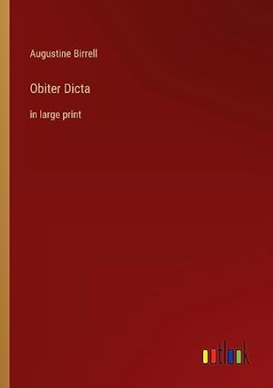 Obiter Dicta