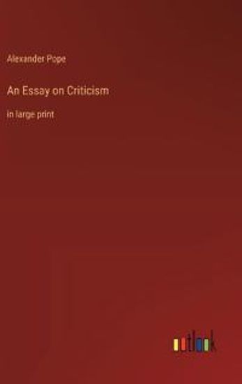 An Essay on Criticism