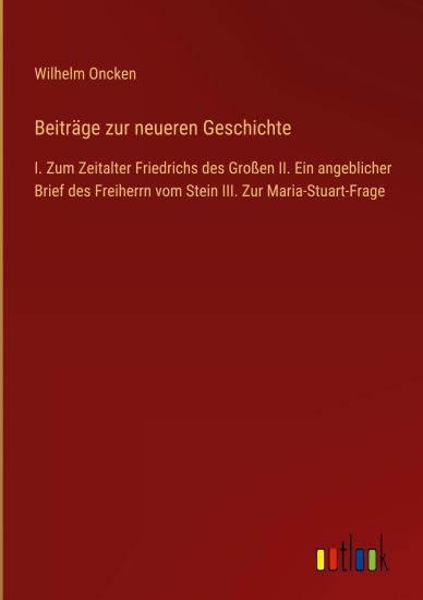 Beiträge zur neueren Geschichte