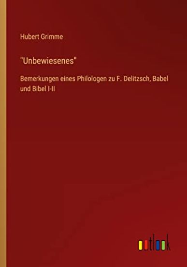Unbewiesenes