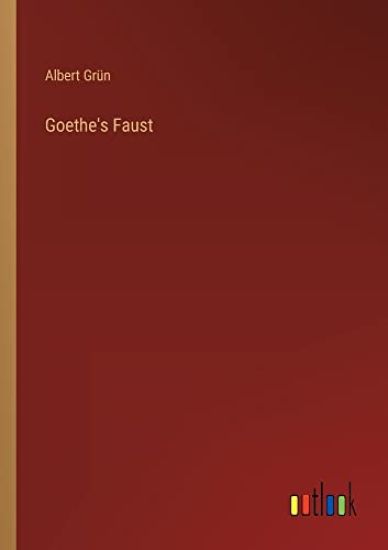 Goethe's Faust