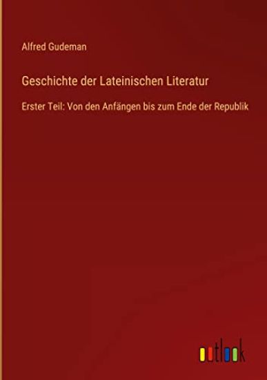 Geschichte der Lateinischen Literatur