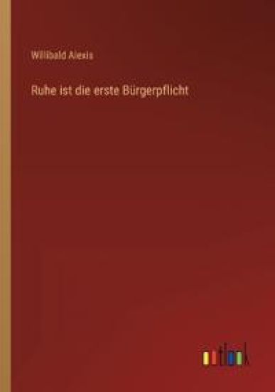 Ruhe ist die erste Bürgerpflicht