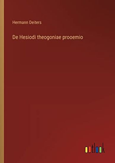 De Hesiodi theogoniae prooemio