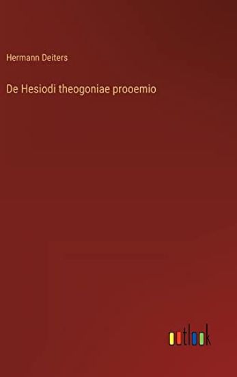 De Hesiodi theogoniae prooemio