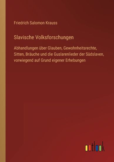 Slavische Volksforschungen