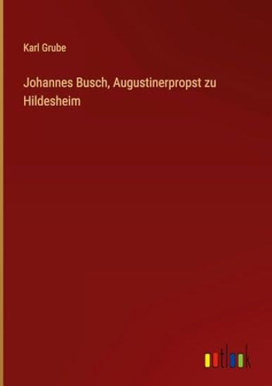 Johannes Busch, Augustinerpropst zu Hildesheim