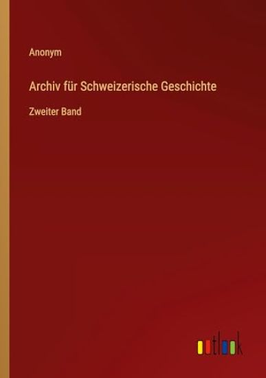Archiv f?r Schweizerische Geschichte