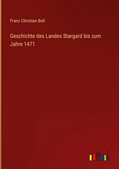 Geschichte des Landes Stargard bis zum Jahre 1471