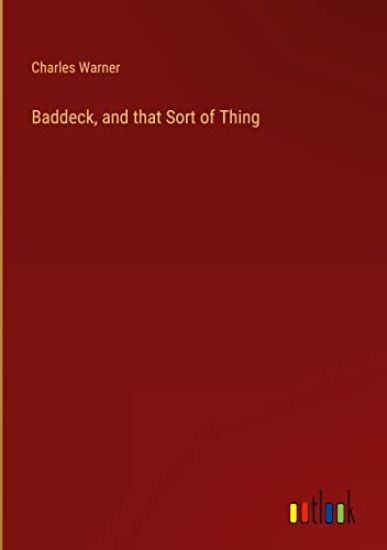 Baddeck, and that Sort of Thing