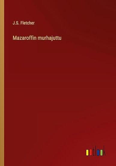 Kansikuva: Mazaroffin murhajuttu