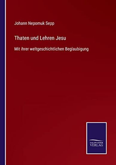 Thaten und Lehren Jesu
