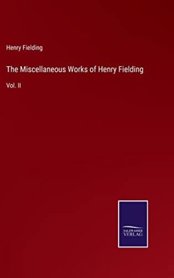 The Miscellaneous Works of Henry Fielding
