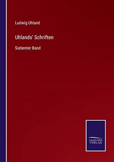 Uhlands' Schriften