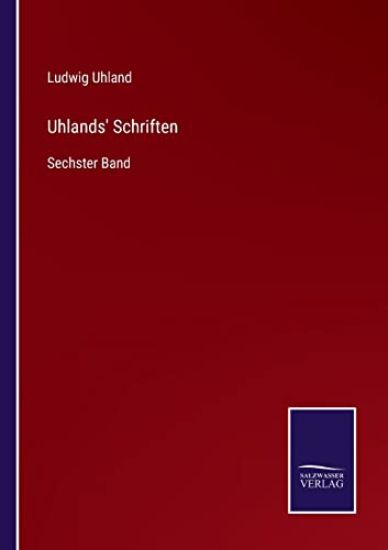 Uhlands' Schriften
