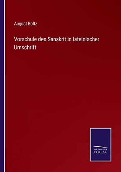 Vorschule des Sanskrit in lateinischer Umschrift