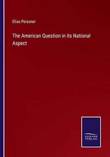 The American Question in its National Aspect