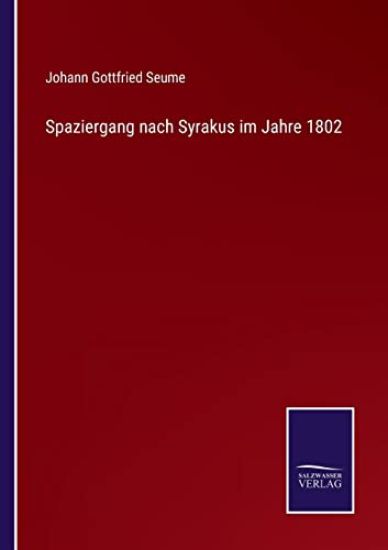 Spaziergang nach Syrakus im Jahre 1802