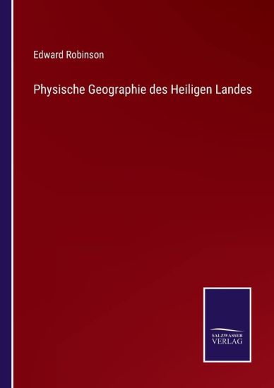 Physische Geographie des Heiligen Landes