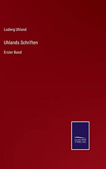 Uhlands Schriften