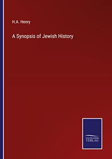 A Synopsis of Jewish History