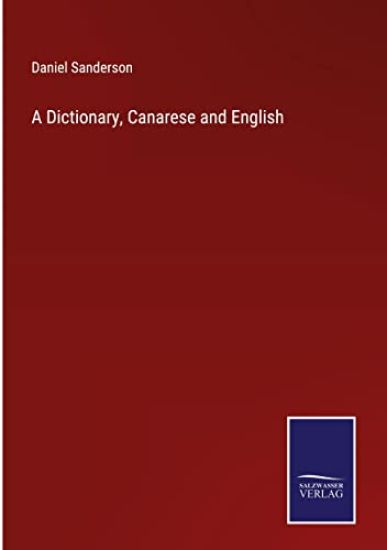 A Dictionary, Canarese and English