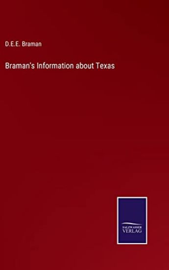 Braman's Information about Texas