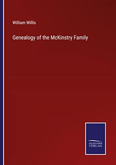 Genealogy of the McKinstry Family