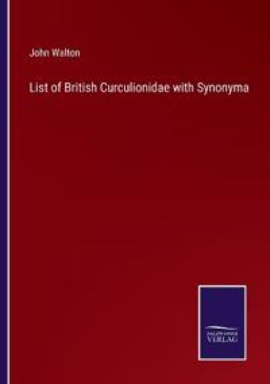 List of British Curculionidae with Synonyma