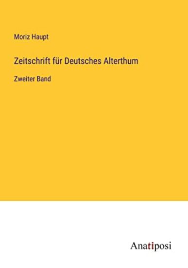 Zeitschrift für Deutsches Alterthum