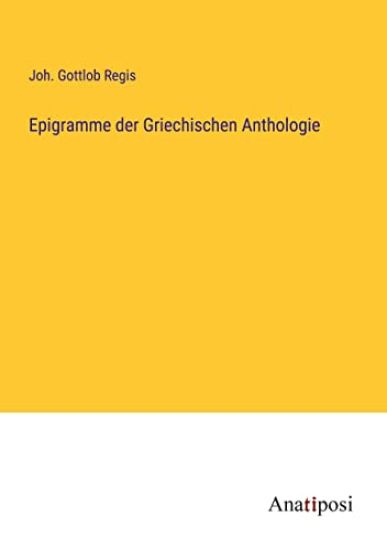 Epigramme der Griechischen Anthologie