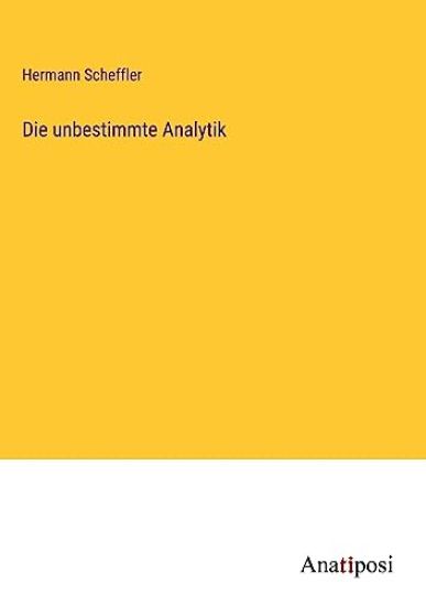 Die unbestimmte Analytik