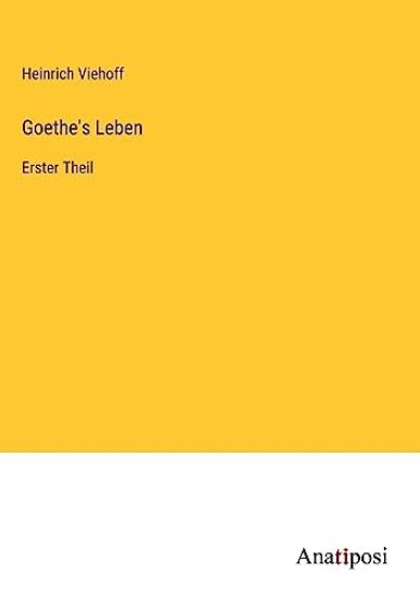 Goethe's Leben
