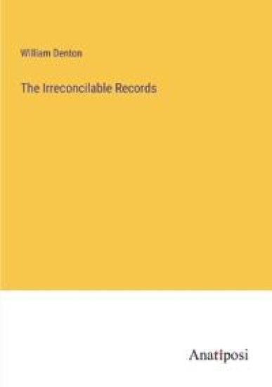 The Irreconcilable Records
