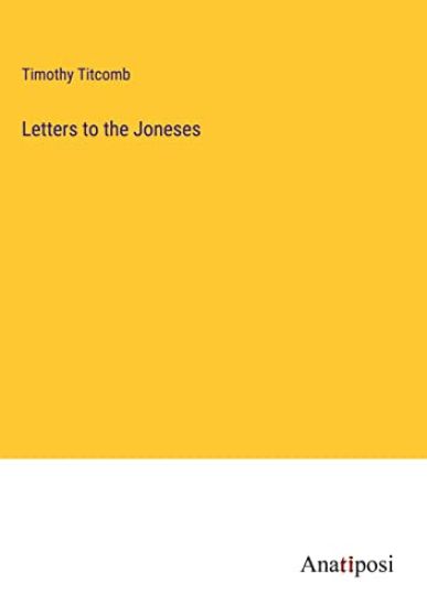 Letters to the Joneses