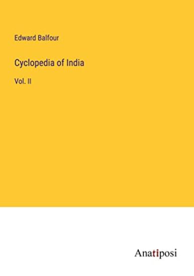 Cyclopedia of India