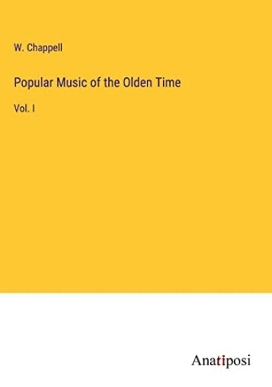 Popular Music of the Olden Time