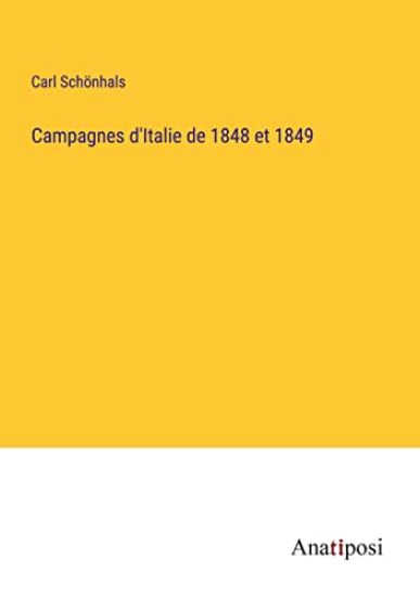 Campagnes d'Italie de 1848 et 1849