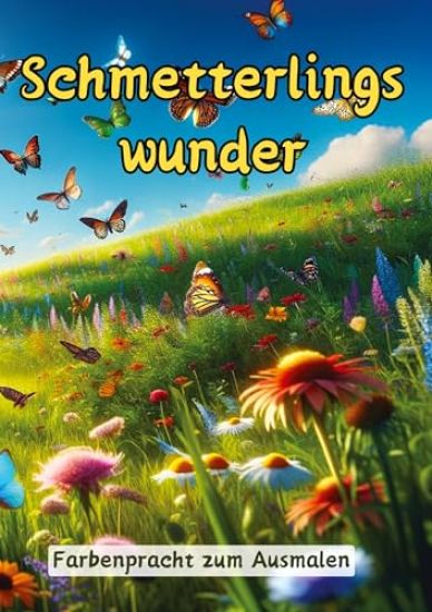 Schmetterlingswunder: Farbenpracht zum Ausmalen