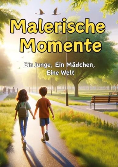 Malerische Momente: Ein Junge, Ein Mädchen, Eine Welt