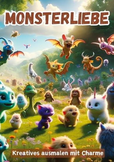 Monsterliebe: Kreatives ausmalen mit Charme