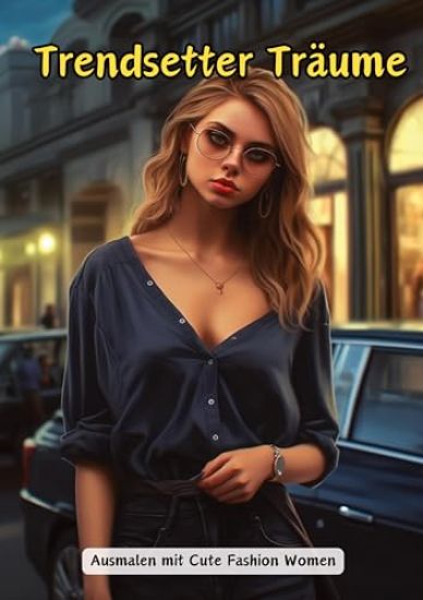 Trendsetter Träume: Ausmalen mit Cute Fashion Women