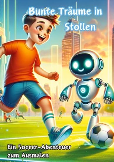 Bunte Träume in Stollen: Ein Soccer-Abenteuer zum Ausmalen